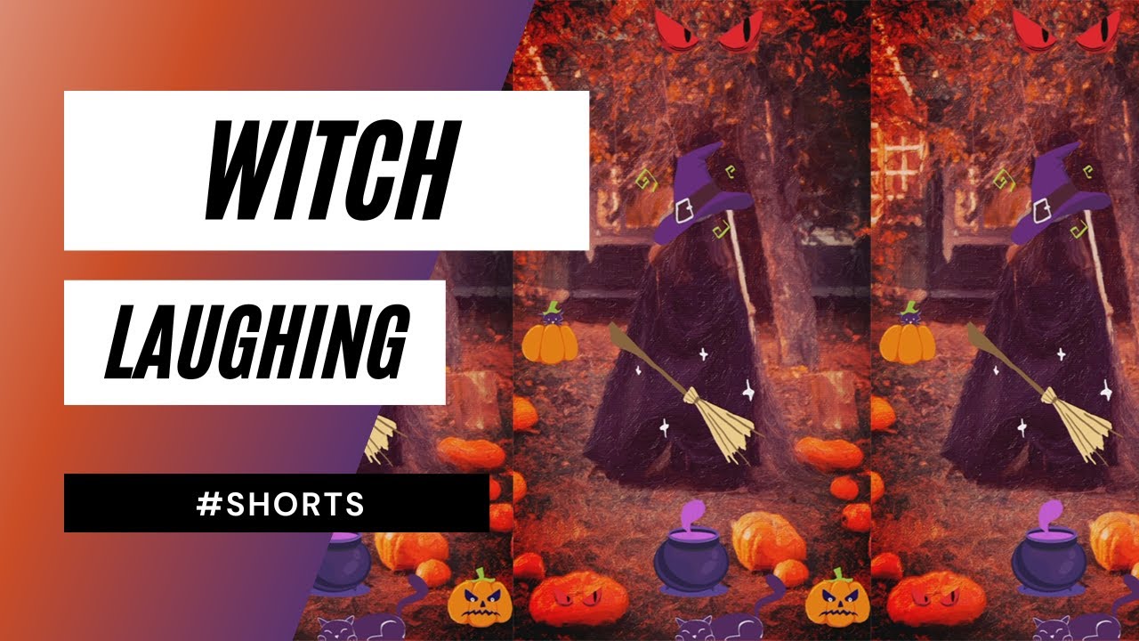 Witch Laughing shorts witch laughing sound effect 🧙 YouTube