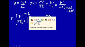 Example - rotational spectroscopy