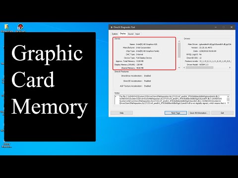 How to check Graphic card memory in Windows 10/8.1/8/7 in PC/Laptop |2020|