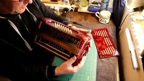 Accordion Restoration-Weltmeister 40 bass part 1 assess and major issues sorted