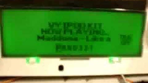 IPOD DISPLAY ON VY/VZ HOLDEN DASH