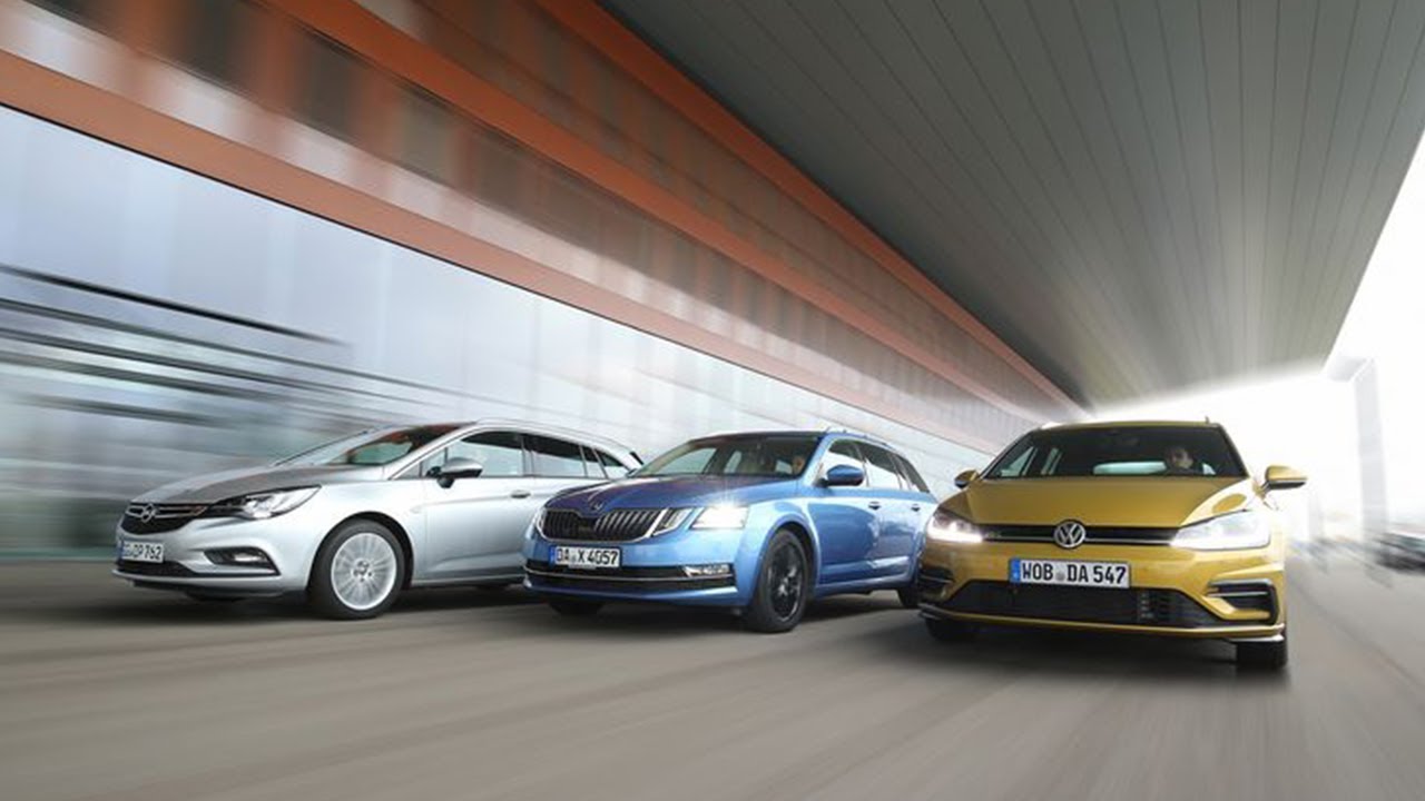 Opel Astra Sports Tourer Vs Skoda Octavia Combi Vs Volkswagen Golf Variant Youtube