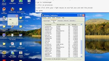 how to stop a vbs script