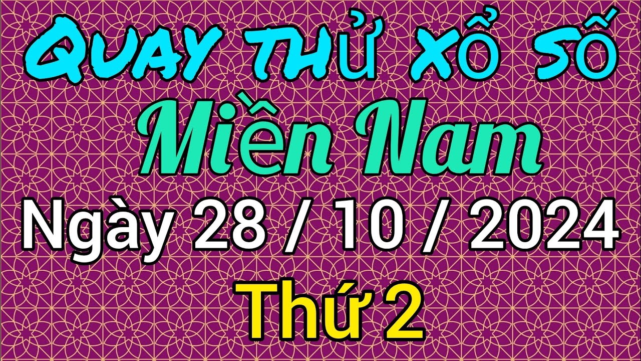 các sòng bạc lớn nhất thế giới Quay Thử Kết Quả Xổ Số Miền Nam TP.HCM Đồng Tháp Cà Mau Ngày 28 - 10 - 2024