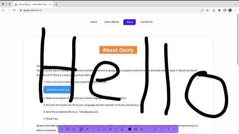 How to draw on web pages with the Qooly Web Paint extension