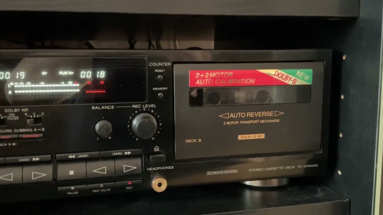 Sony stereo tc-wr635s