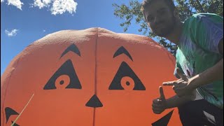 Gemmy 2002 6ft Inflatable Pumpkin Review!