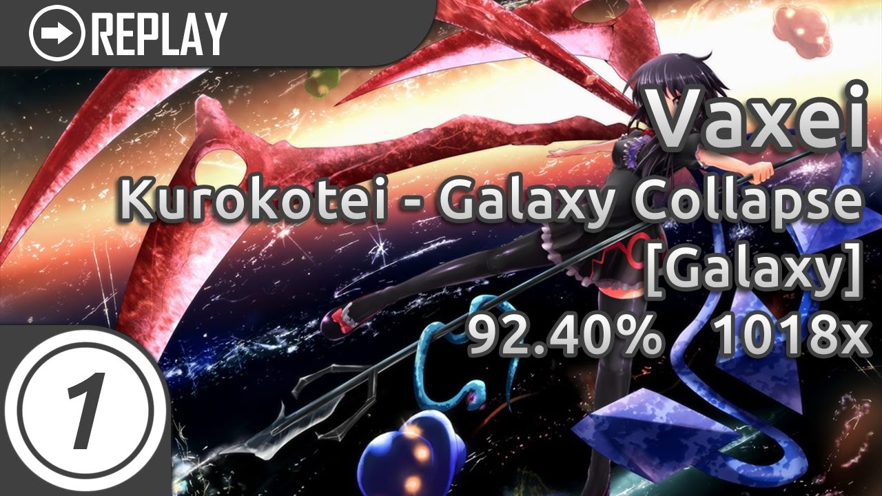 Osu Mirror Cursordance Kurokotei Galaxy Collapse Galactic By - galaxy collapse roblox piano