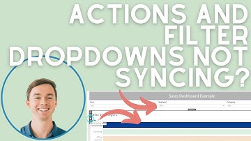 How to Sync Dropdown and Action Filters in Tableau