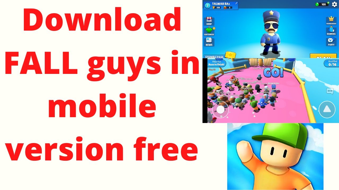 Download FALL Guys in mobile version free | play FALL guys in mobile version | Fall guys gameplay 📱.
