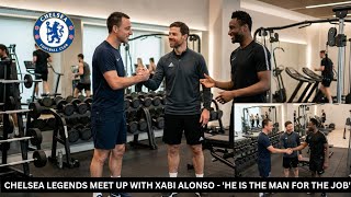 CHELSEA LEGENDS UNITE! 😱 JOHN TERRY &amp; JOHN OBI MIKEL WELCOME XABI ALONSO!