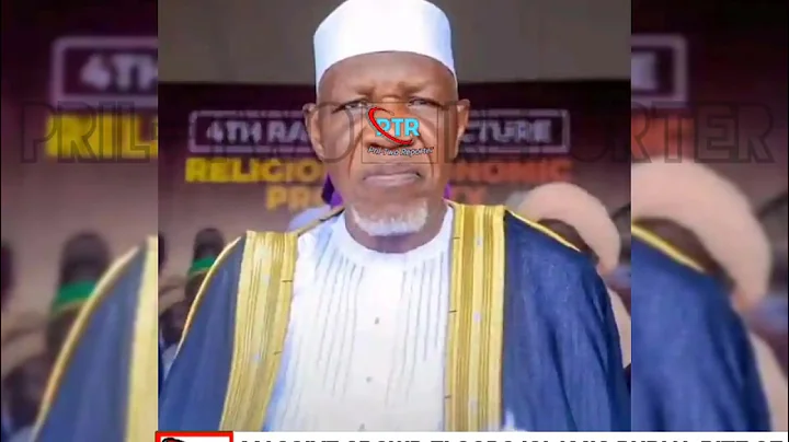 MASSIVE CROWD FLOODS ISLAMIC BURIAL RITE OF SHEIKH MUYIDEEN AJANI BELLO AMID TRIBUTES