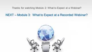 What to Expect at a Webinar - From Beginners' Guide to Webinars (Module 2 of 5)