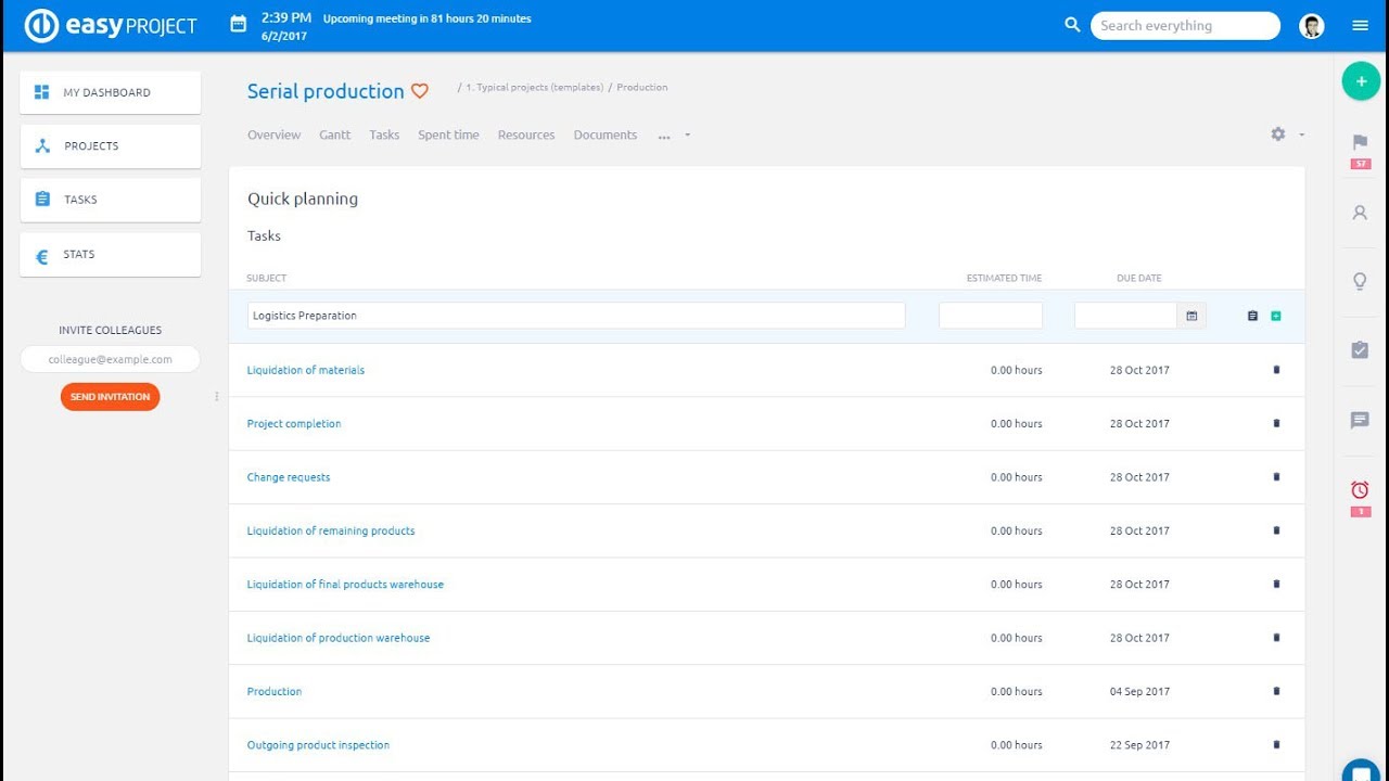Quick Project Quick Project Planning - EasyProject.com - YouTube