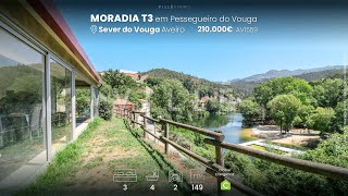Moradia T3 com Jardim e vista para o Rio Vouga, em Pessegueiro do Vouga, Aveiro | AV1559