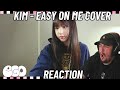 Espy reacts to kim easy on me cover