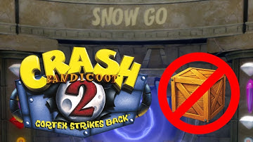 Crash Bandicoot 2 (N. Sane Trilogy) - No Box Breaking Challenge - Level 2: Snow Go