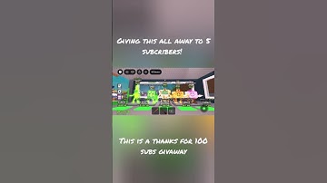 100 subs special #roblox #foryou #fyp #fypシ゚viral #sab #givaway #free #subscribers