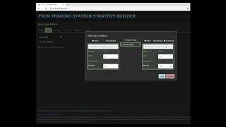 FXCM Strategy Builder Site Tutorial 1