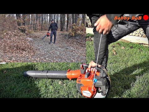 Husqvarna 525BX blower - First Start + TEST