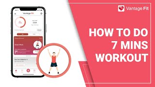 How to start a 7-Minute Workout on Vantage Fit App | Tutorial screenshot 3