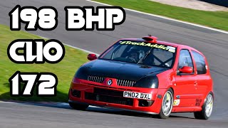 Daves *198bhp* RenaultSport Clio 172 *900KG WEAPON!* 😮 - On Track Review