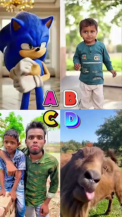 Who's Your Best? 💙💛 💚❤️ #sonic #funnyshorts