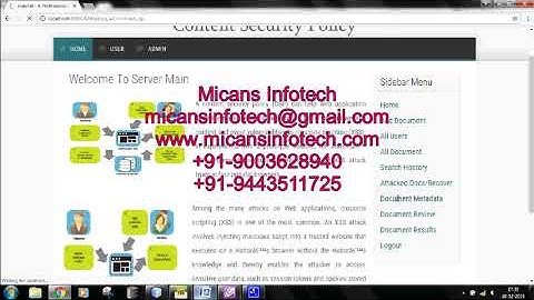 mitigating  cross site scripting attacks with a content security policy
