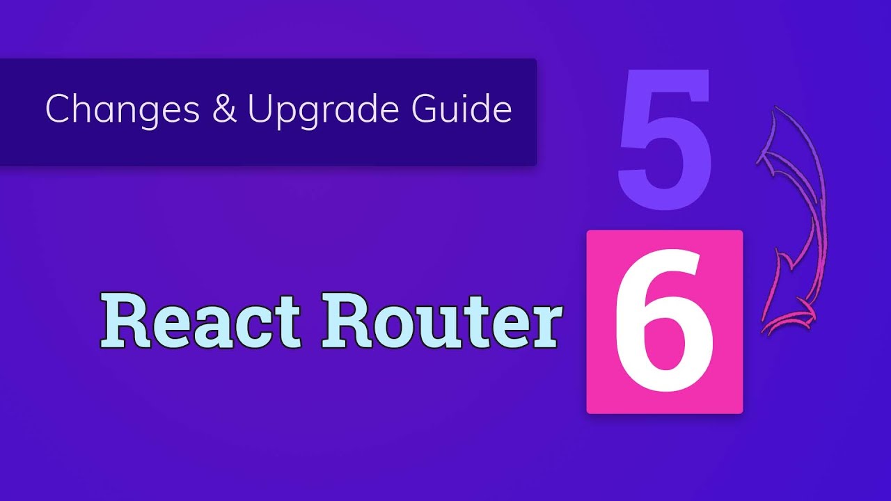 React Router 6 - What Changed  Upgrading Guide