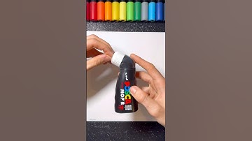 How Satisfying Can Be a Marker! 🎨✨😌 The Mop’r Paint Marker! 🤍 #artsupplies