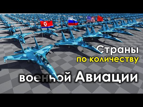 Страны по Количеству Военной Авиации 2021