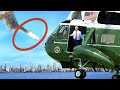 Why the us president is banned from using his helicopter