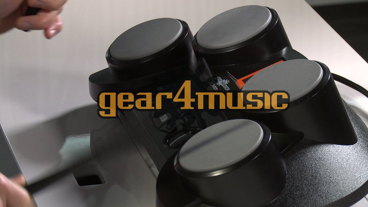 DD40 Electronic Drum Pads by Gear4music 