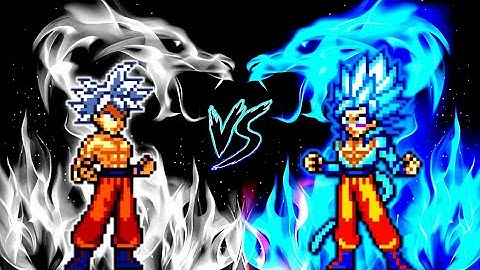 Goku LB V2 OP (all form) VS Goku TP V4 OP (all form) in Jump Force Mugen