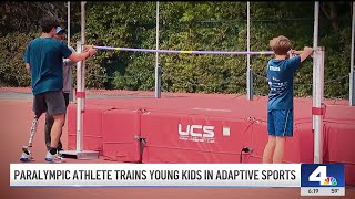 Paralympic athlete trains young kids in adaptive sports