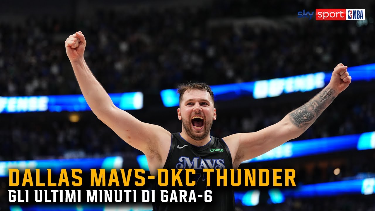 Playoff NBA | Dallas Mavericks-OKC Thunder, gli ultimi minuti di gara-6 (🎙️Mamoli-Marino)