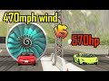 How fast can strong winds make a car go? - beamng drive | Car Pal