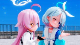 【ブルアカ Mmd】愛包ダンスホール Heart Pie Dance Hall By Blue Archive Arona アロナ Hoshino 小鳥遊ホシノ