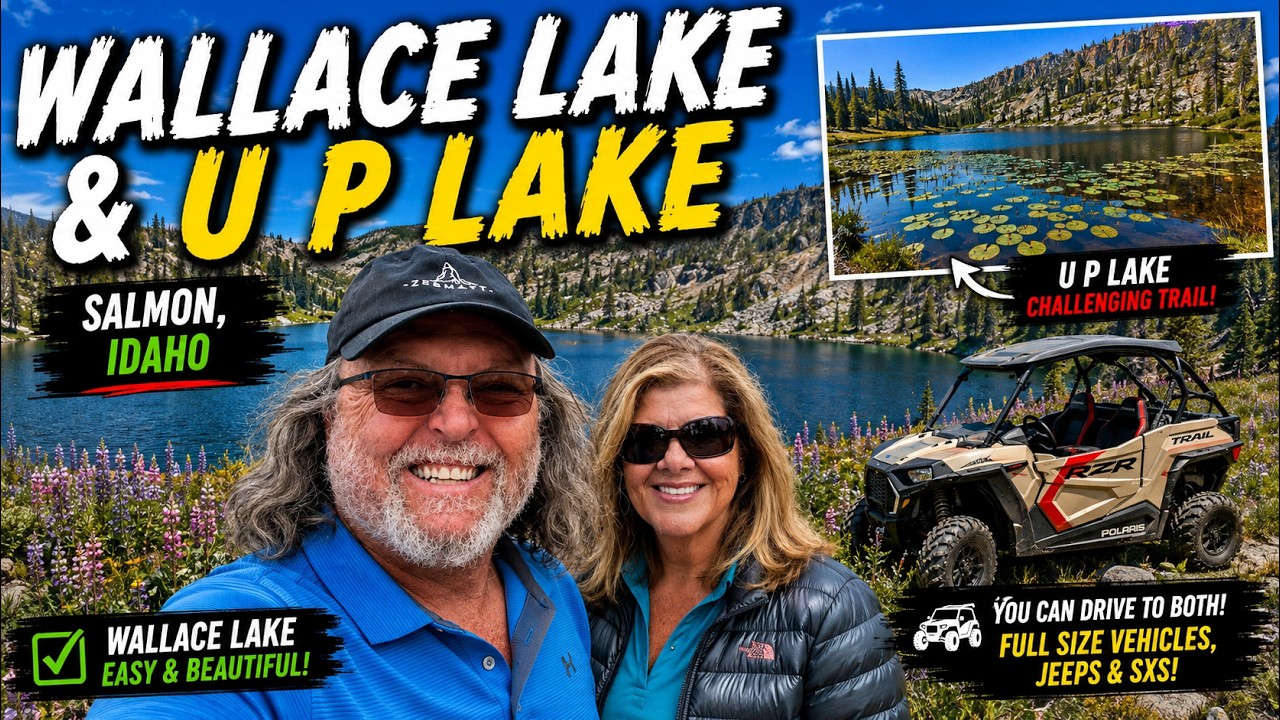 Wallace Lake & U P Lake Idaho | Scenic Drive From Salmon + Full-Size Vehicle Access