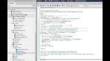 SIEMENS HMI/SCADA DATA LOGGING IN EXCEL FORMAT