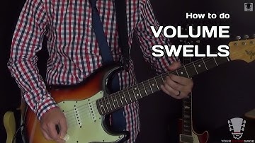 How To Do Volume Swells - Quick and Easy Guitar Lesson