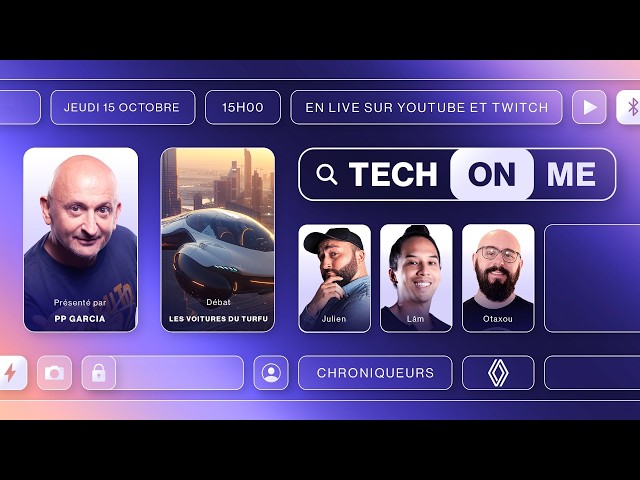 Tech On Me au Mondial de l'Automobile ! (#Renault)