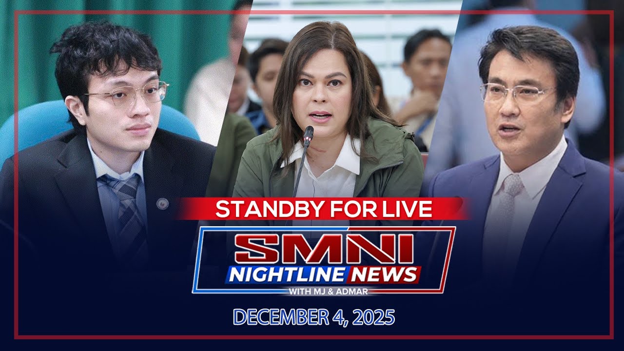SMNI Nightline News with Admar Vilando & MJ Mondejar | Dec. 4, 2025 – Huwebes