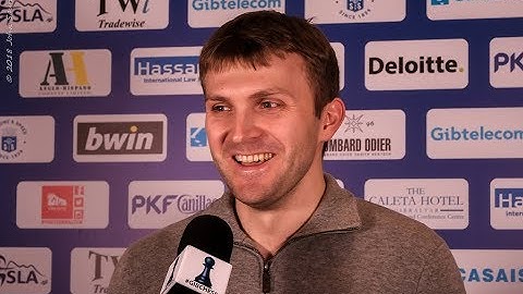 Round 6 Gibraltar Chess post-game interview with Nikita Vitiugov
