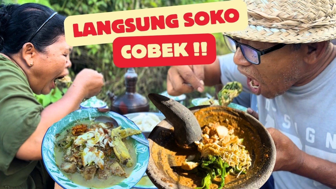 Langsung Soko Cobek ! Mangan Rujak Soto Pedes Neng Desa Nganti Ora iso Mandek .