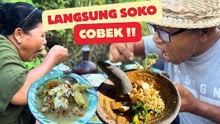 Langsung Soko Cobek ! Mangan Rujak Soto Pedes Neng Desa Nganti Ora iso Mandek .