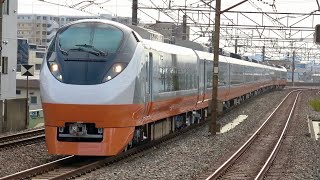 E657系K3編成(リバイバルカラー•橙) 特急ひたち15号 亀有駅通過