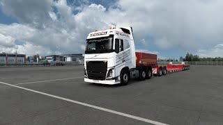 Стрим в Euro Truck Simulator 2.Работаем в найме в фирме НЕГАБАРИТИКА.