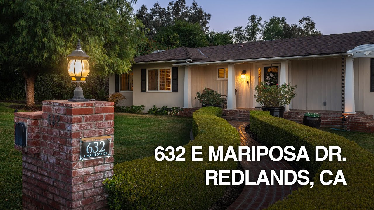 632 E Mariposa Dr Redlands CA | Southern California Real Estate