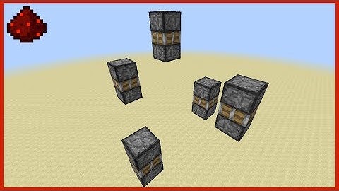 [Minecraft Tutorial] Self-Propelled Two Piston Elevator (V2)